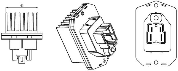 Mahle Regler, Innenraumgebläse Abr 76 000s Für Land Rover