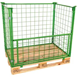 Zubehör Elektroinstallation, Gitteraufsatzrahmen 1200 x 800 x 1600 mm RAL 6017 Masche 10 x 10 mm