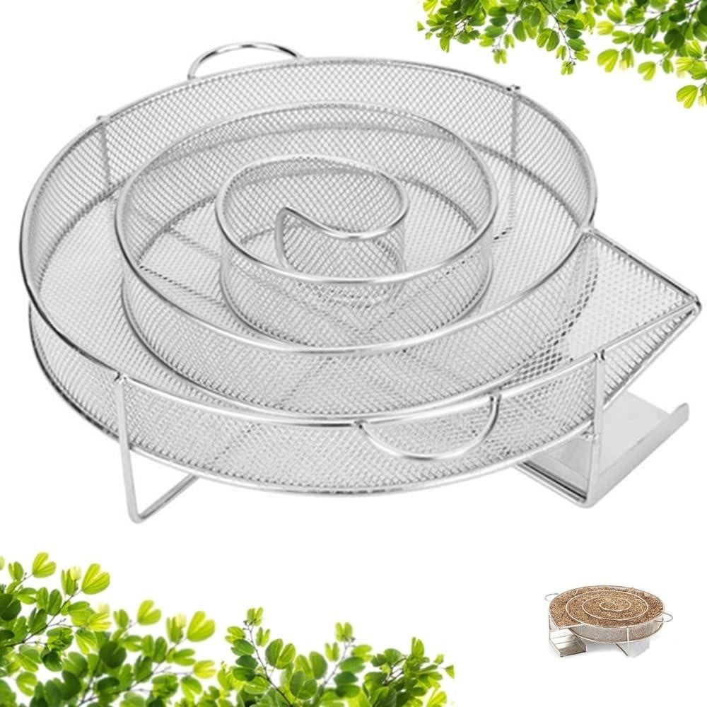 Ronde RVS koude rookgenerator voor barbecue