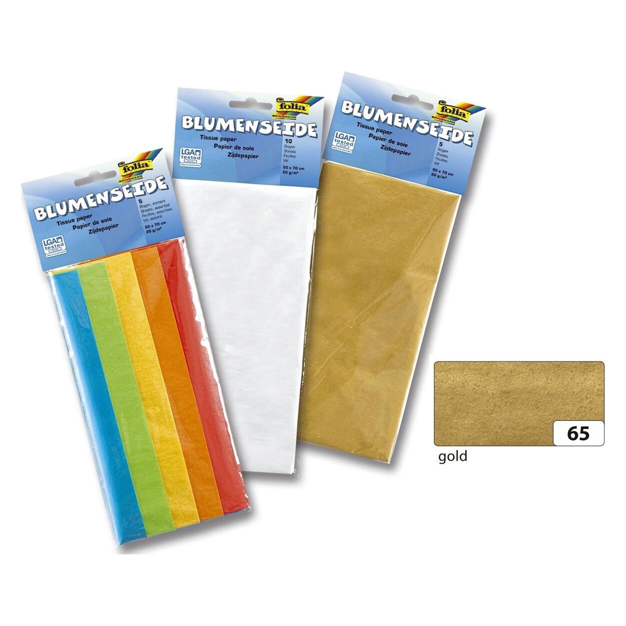Werola Seidenpapier königsblau, 24 Bogen 50x75cm (20 g/m², 1x) (SC L2860)