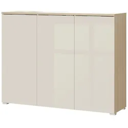 Primo Schuhschrank  Bent ¦ beige ¦ Maße (cm): B: 134 H: 105 T: 40.0