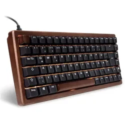 Sharkoon 100068081 Tastatur Haus USB QWERTZ Deutsch Schwarz, Holz