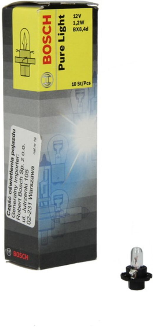 Bosch Lampada secondaria PBX4 12V, 1,2W, 10 Pezzo