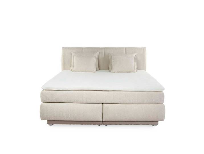 Trendstore Jillian Mix Boxspringbett Bezug Bouclé mit Bettkaste