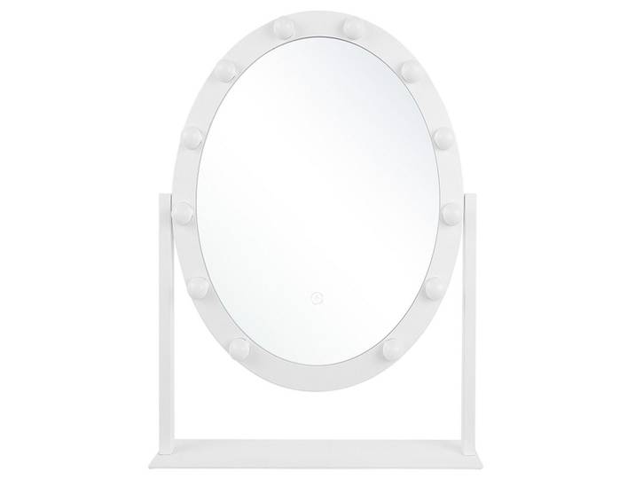 BADSPIEGEL mit LED-Beleuchtung oval 50/60 cm Rostrenen