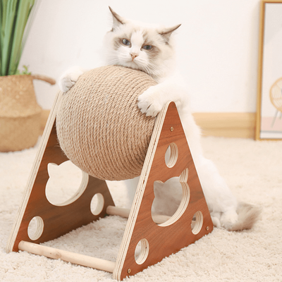 PetsAreLife Pets Curations Anti Depression Cat Scratching Ball Exercise Toy Pets Curations Anti Depression Cat Scratching Ball Exercise Toy