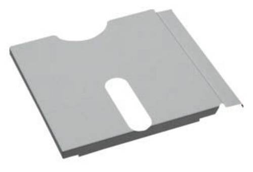 Hager FZ707 Plantasche Metall Grau 1St.