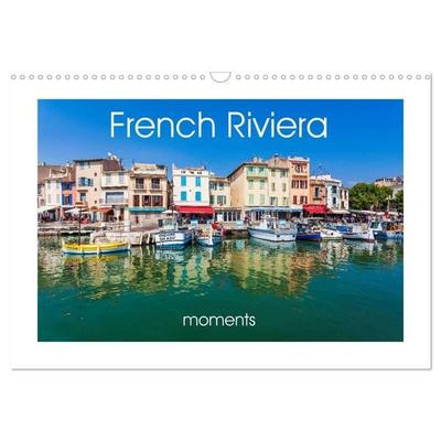French Riviera moments (Wall Calendar 2027 DIN A3 landscape), CALVENDO 12 Month Wall Calendar