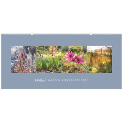 Neumann, Kalender, LandLust Panorama: Garten-Kontraste 2027
