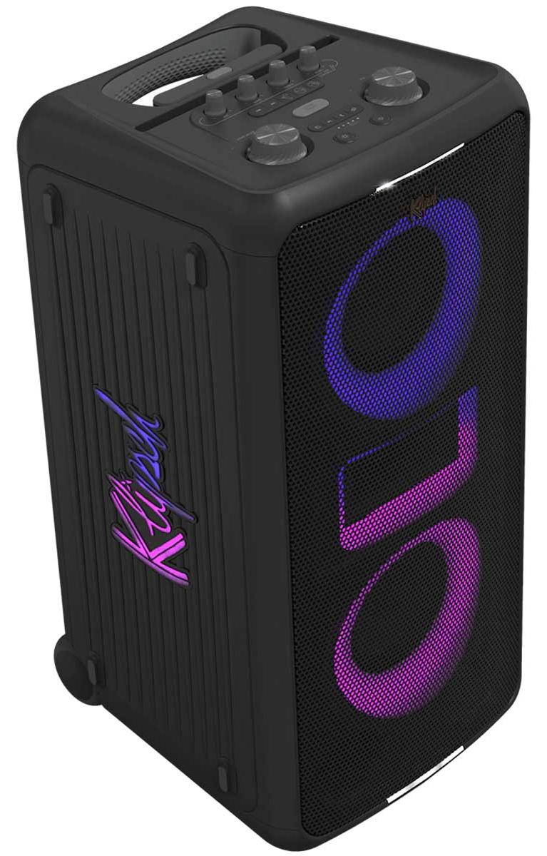 Klipsch Miami, 13,3 cm (5.25"), 40 - 20000 Hz, 105 dB, Verkabelt & Kabellos, Party Lautsprecher, Schwarz