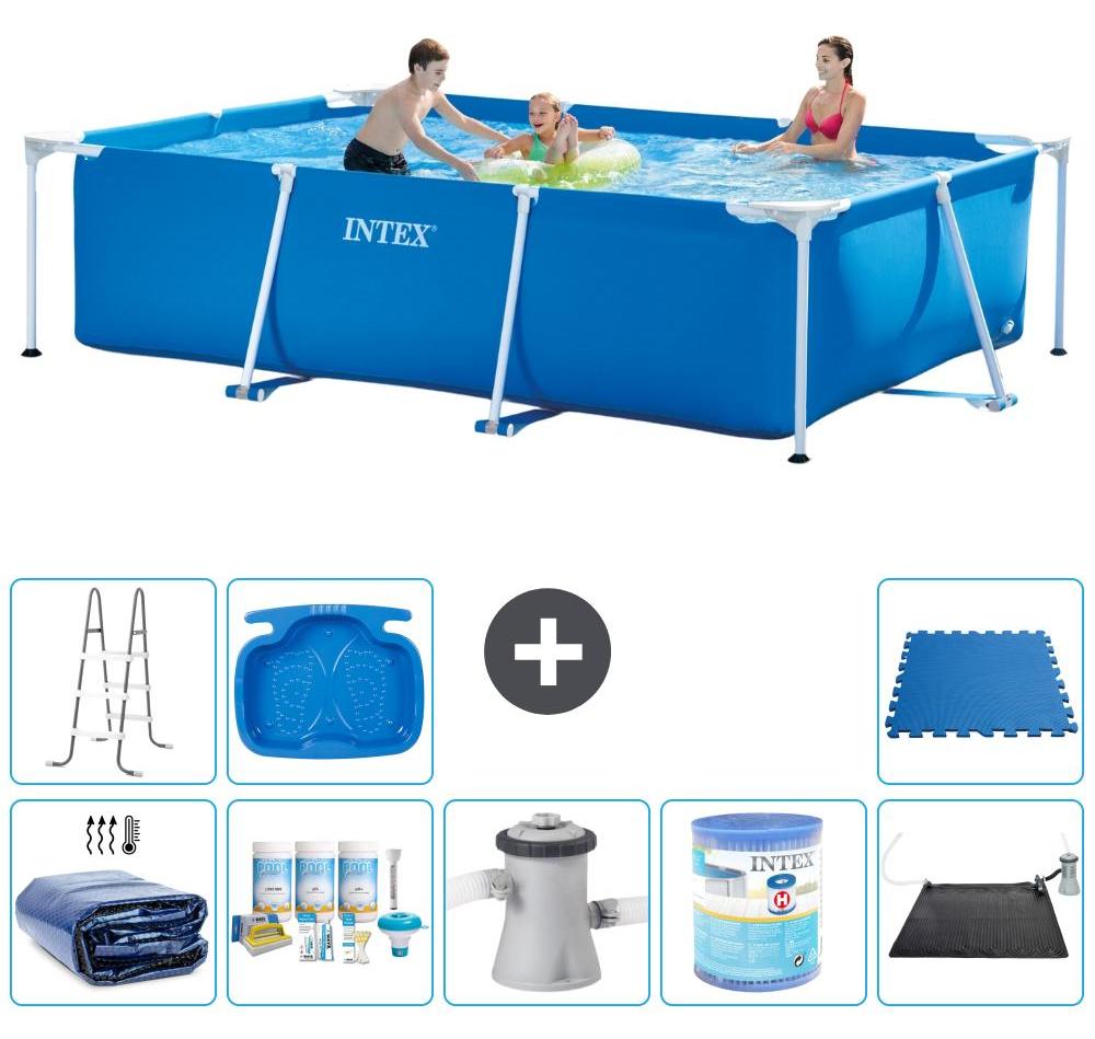 Rechteckiger Frame Pool - 300x200x75 cm - 9-teilig S40179