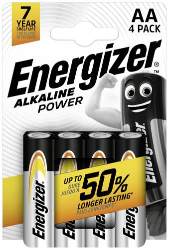 Energizer Power LR06 Mignon (AA)-Batterie Alkali-Mangan 1.5V 4St.