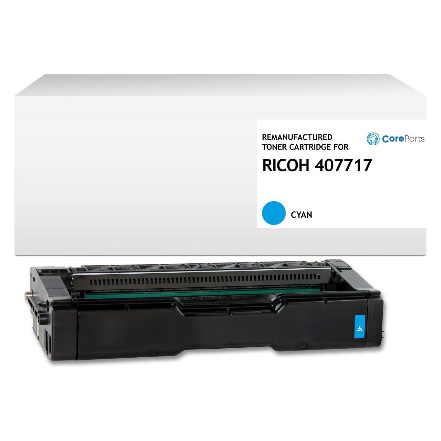 CoreParts Lasertoner for Ricoh Cyan (QI-407717)