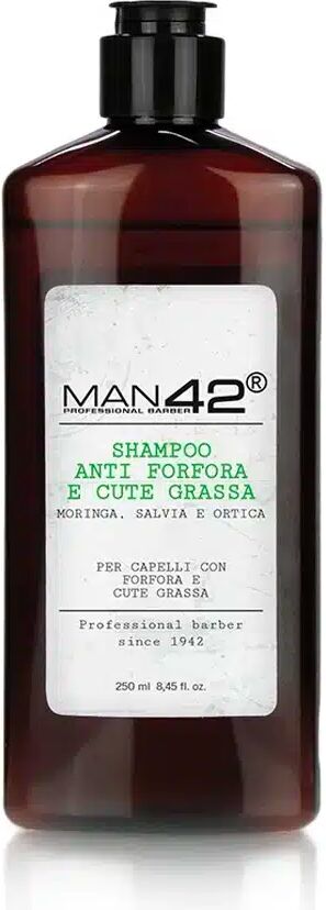 SHAMPOO ANTI GRASSO e FORFORA 250 ml MAN 42