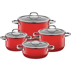 Silit Topf-Set, Pfannenset + Topfset, Rot