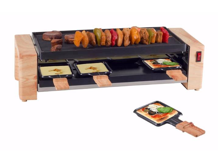 Nouvel Wood grill and pizza Raclette- u. Pizzagrill – Raclette Ofen/Raclette Grill – beige