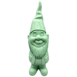 Skulptur Zwergi Mintgrün H: ca. 35cm