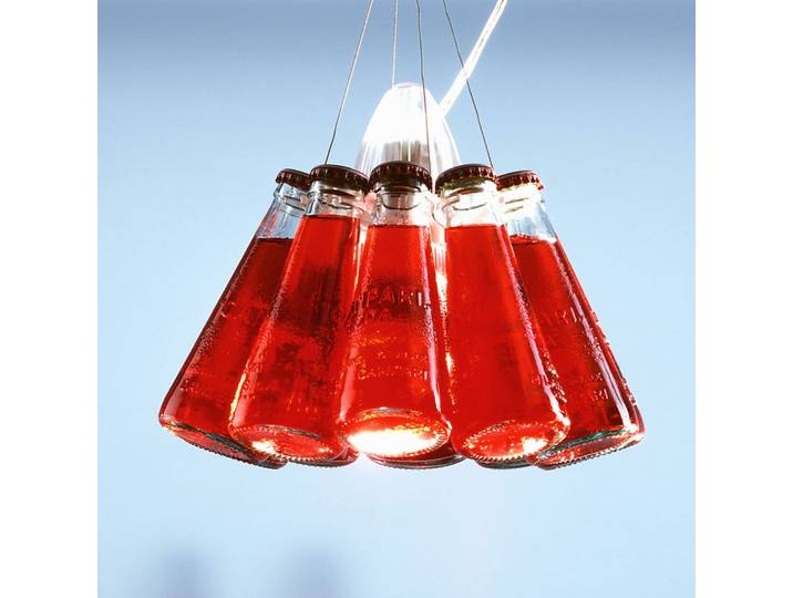 Campari Light 155cm Pendelleuchte - Ingo Maurer - Wohnzimmer - Design - Glas - Gebündelt