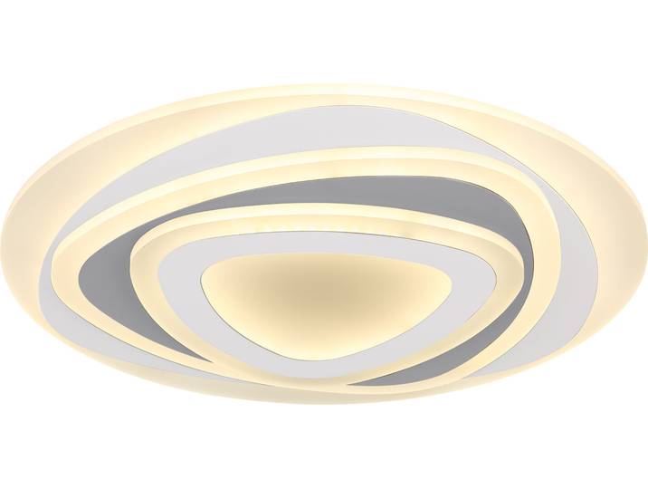 Globo Lighting Deckenleuchte Metall weiß, LED