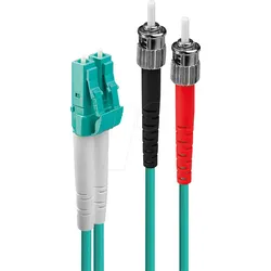 LINDY 46380 - Kabel LWL LC/ST OM3 50/125μm 1 m