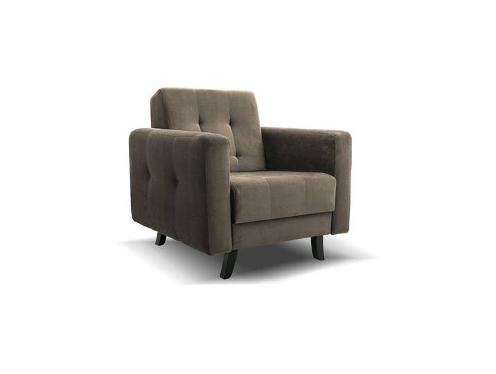 Sessel LIZBONA Beige (Paros 3) Buchenholz (schwarz)