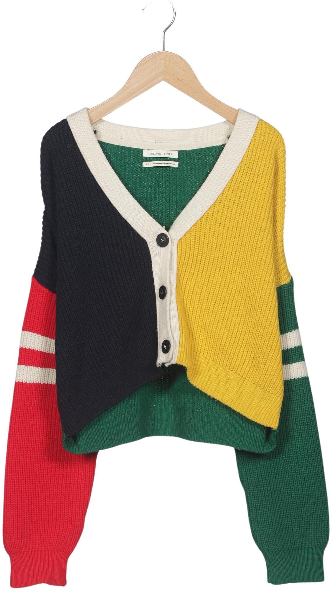 Urban Outfitters Damen Strickjacke, Mehrfarbig, Gr. S, Synthetik - Second Hand