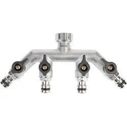 GEKA plus Vierwegeventil ''Stecksystem'' IG G3/4'', MS,