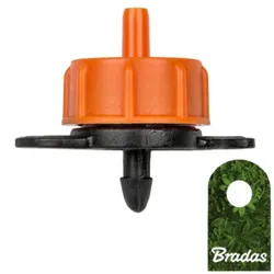 Micro Bewässerung Tropfer mit Strömungslabyrinth 16l/h Außgang 5mm Bradas DSE-TOD16