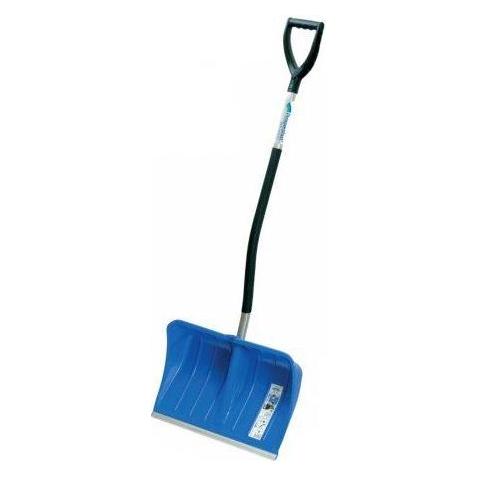 M.A.T. Group Schneeschaufel mit D-Griff, Schaufel-BxH 540x370 mm, mit Alu-Stiel (ILEX55-B333)