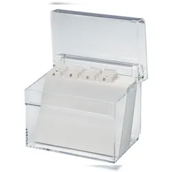 MAUL 19528-05 Acryl Karteikasten A6 glasklar(T)