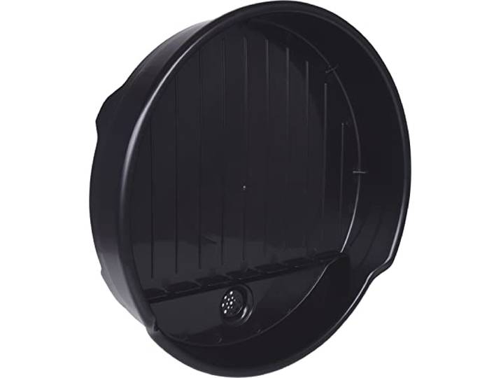 KS Tools 150.9209 Polyethylen-Fasstrichter mit Sieb, 30 l, Schwarz