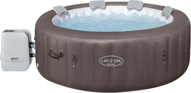 Bestway Spa gonflable Lay-Z-Spa Dominica rond (4 à 6 places) - Wifi