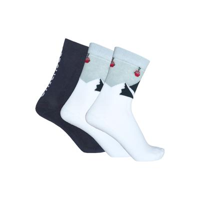 Socken CHIEMSEE, Damen, Gr. 43-46, weiß, Baumwollmischung, Socken Socken, - in vorteilhaftem 3er Pack