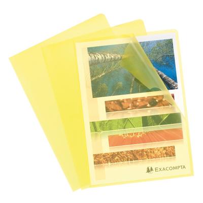 Exacompta Packung mit 100 Aktenhüllen PP genarbt 1,2mm - A4