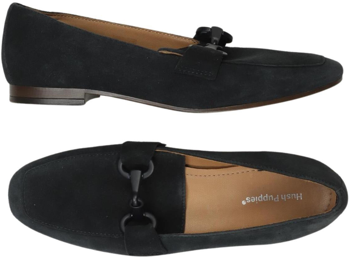 Hush Puppies Damen Halbschuh, Schwarz, Gr. EU 39, Leder - Second Hand