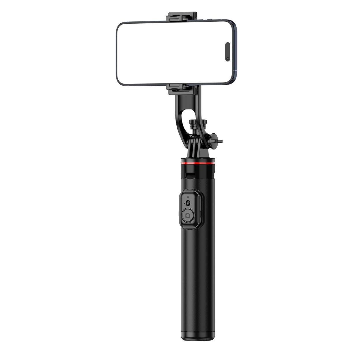 Hurtel Selfie stick WC1Y2S 1.3m aluminum alloy telescopic tripod with phone holder - black (1404978613)