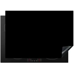 HERDABDECKPLATTE Schwarz - Einfarbig Herdabdeckung Induktionsfeld 75x52 cm