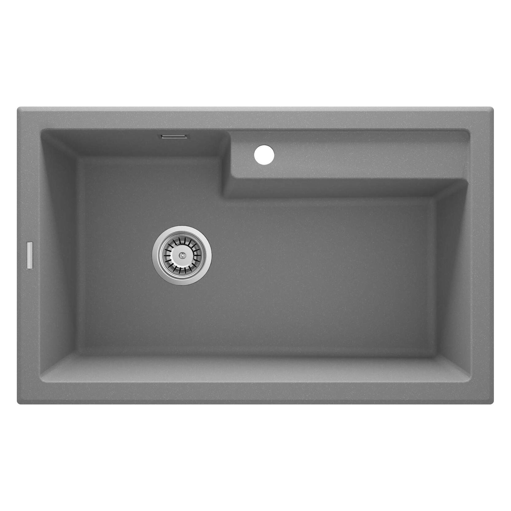 Deante Granitspüle mit 1 Becken (80 cm, 50 cm) (ZQE_S10B)