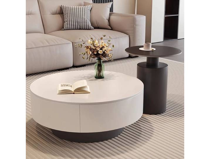 Table basse élégante de style nordique, luxueuse, moderne, simple et chic, décoration d'intérieur, meubles de salon