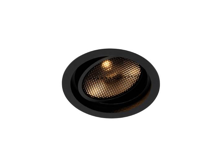 Spot encastrable intelligent noir orientable avec Wifi GU10 111mm