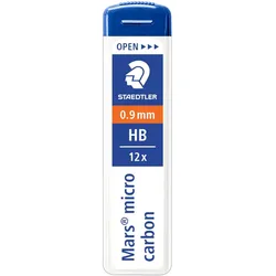 Staedtler, Bleistiftminen, Feinmine Mars micro HB 12St (12 Stk., 0.90 mm, HB)