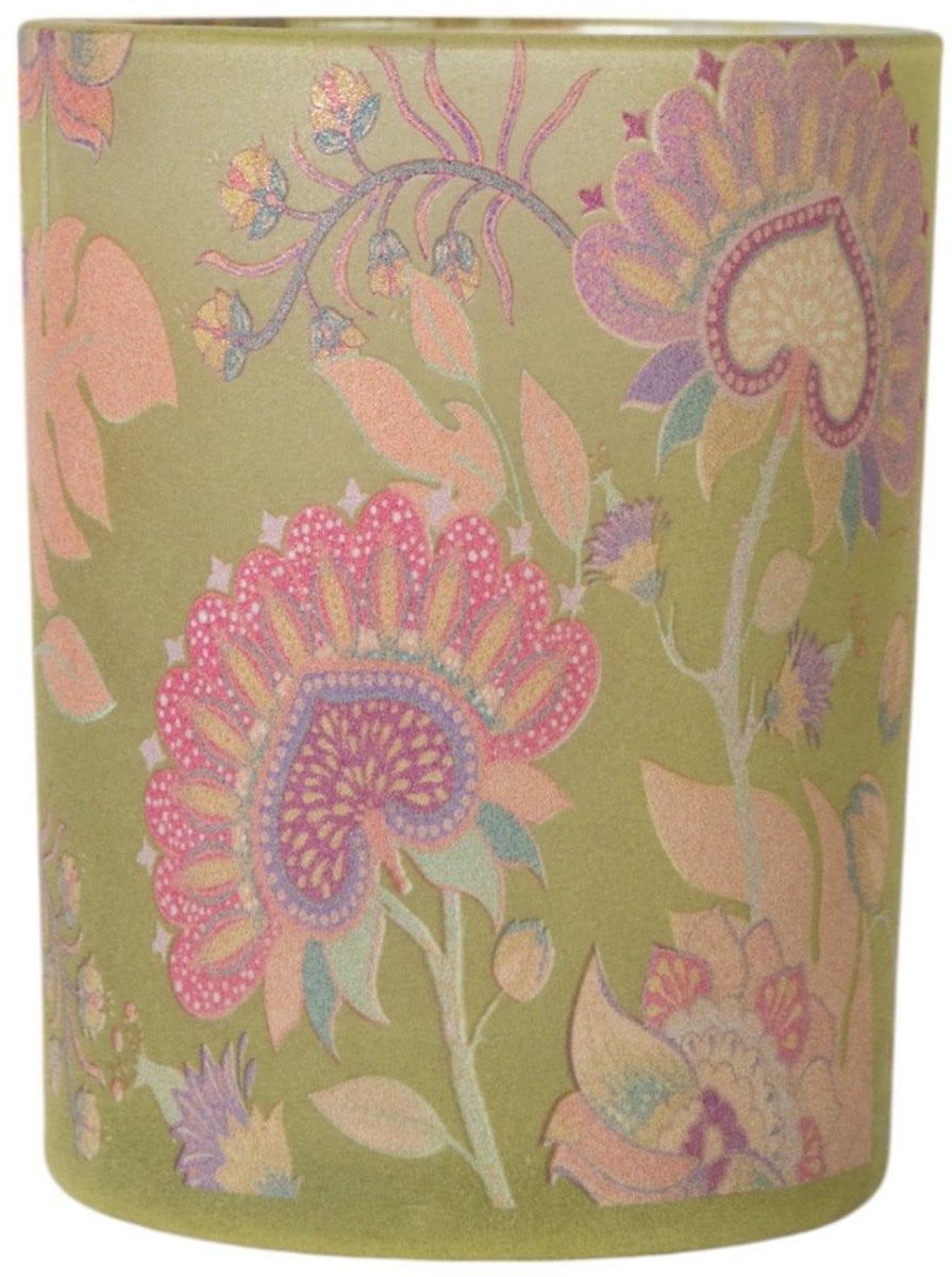 Mars & More Theelichthouder Neon Bloemen Groot 12 cm