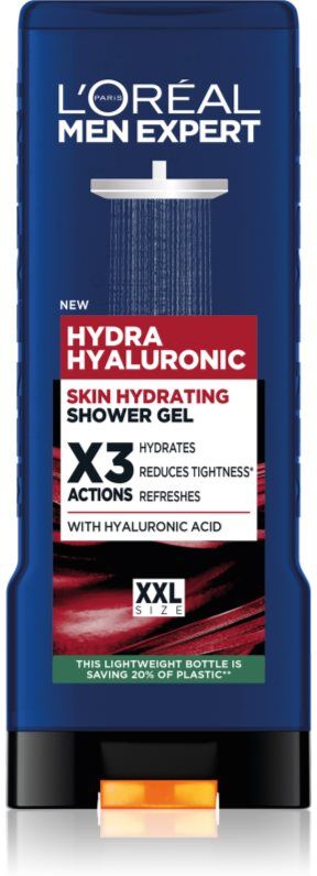 L’Oréal Paris Men Expert Hydra Hyaluronic Duschgel mit Hyaluronsäure 400 ml