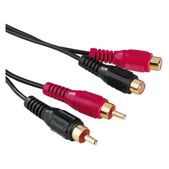 Hama Stereo-Cinch Verlängerungskabel (4 m, Cinch Kabel) (00043213)