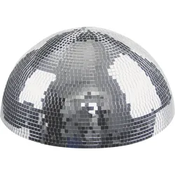 Showgear Half Mirror Ball Halbe Spiegelkugel mit Motor für Deckenmontage, 50 cm