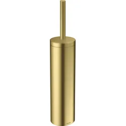 hansgrohe AXOR UNIVERSAL Circular Toilettenbürstenhalter, Wandmontage, 42855950, Farbe: Brushed Brass