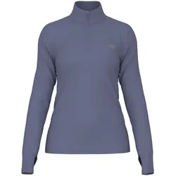 New Balance, Damen, Funktionsshirt, W Sport Essentials Space Dye Quarter Zip (S), Violett