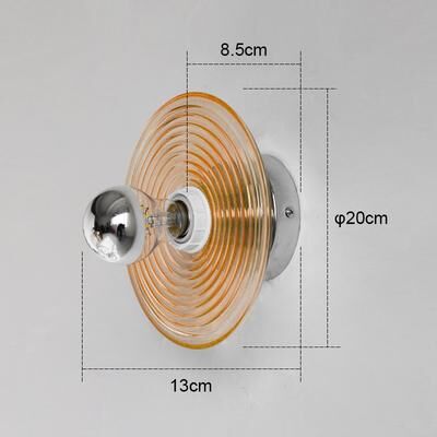 Friendly Fresh Finds Medieval Stained Glass Wall Sconce Retro Vintage Wall Lamp For Hallway Porch Bedroom orange wall Wiring