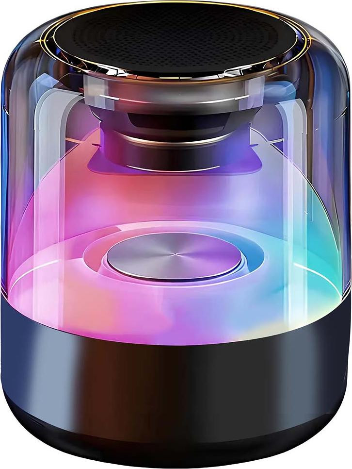 Avizar Bluetooth-luidspreker met RGB-LED-verlichting, 5W, zwart