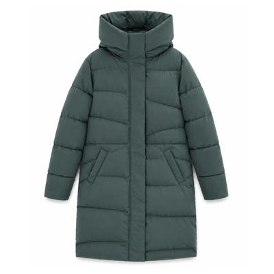 Mazine - Women's Waves Quilt Puffer Coat - Mantel Gr M blau